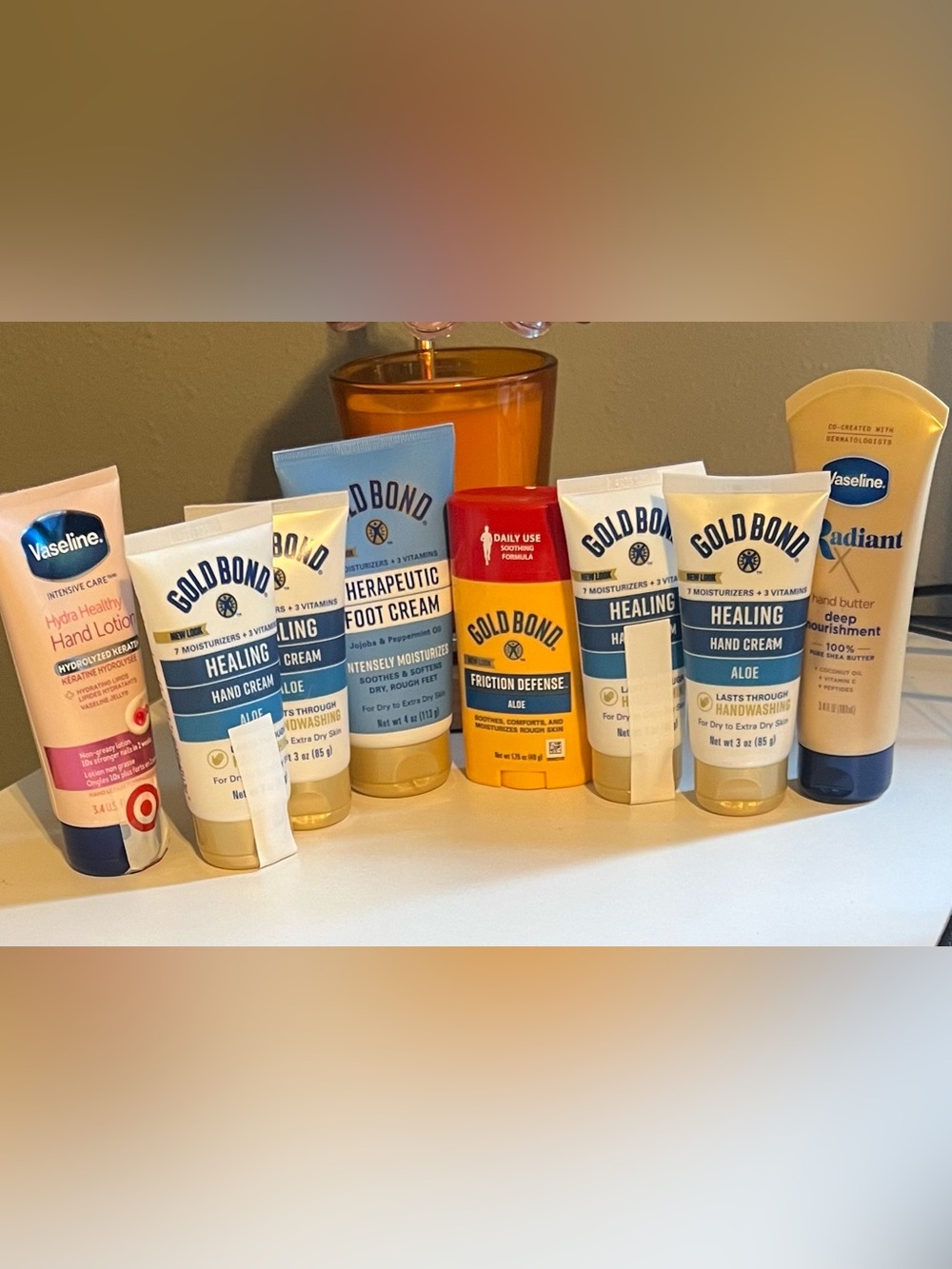 Gold Bond Hand & Foot Cream, Vaseline Hand Lotion & Hand Butter & More! 8 Total